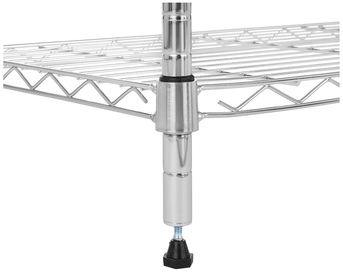 Amazon Basics 5-Shelf Adjustable Heavy Duty Steel Wire Storage Shelves for Garage