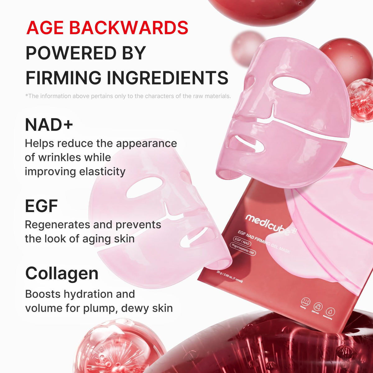 medicube Jelly Gel Mask with Salmon DNA PDRN Pink Collagen, Plump & Hydrate Father Jim Norris notebooks