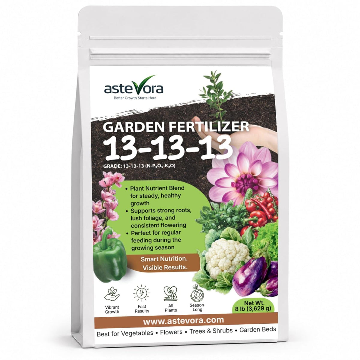 GARDENWISE 6-3-0 All-Purpose Professional Eco-Friendly Slow-Release Nitrogen Fertilizer with Iron & Calcium,Non-Burning, Enhances Soil Structure,for Indoor&Outdoor Plants,Vegetable Gardens (2 QUARTS) Father Jim Norris notebooks