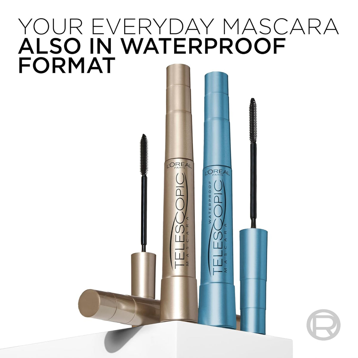 L’Oreal Paris Original Telescopic Mascara, Washable, Carbon Black
