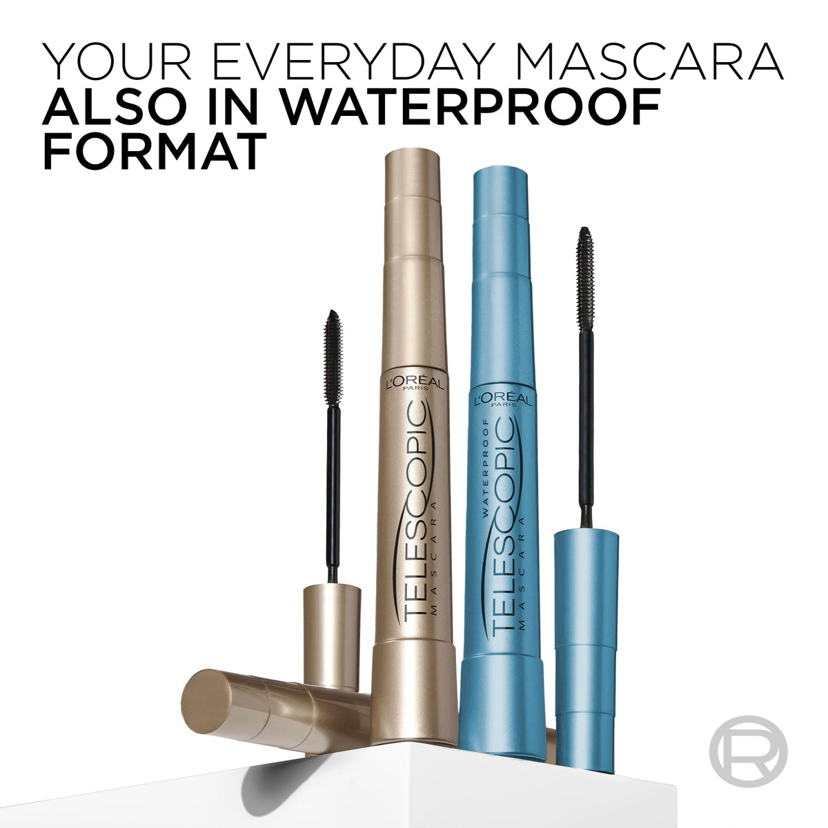 L’Oreal Paris Original Telescopic Mascara, Washable, Carbon Black
