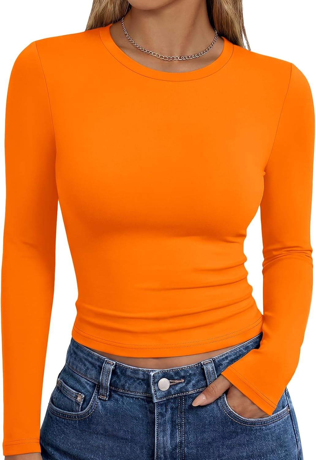 Trendy Queen Womens Long Sleeve T Shirts Fall Fashion Basic Y2K Tops 2026 Father Jim Norris notebooks
