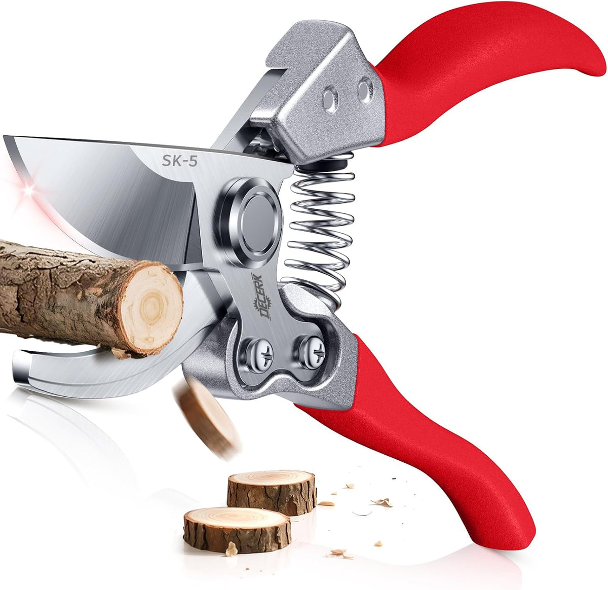 DECERK® 8.5" Professional Pruning Shears, Effortlessly Prunes 3/4" Branches Father Jim Norris notebooks