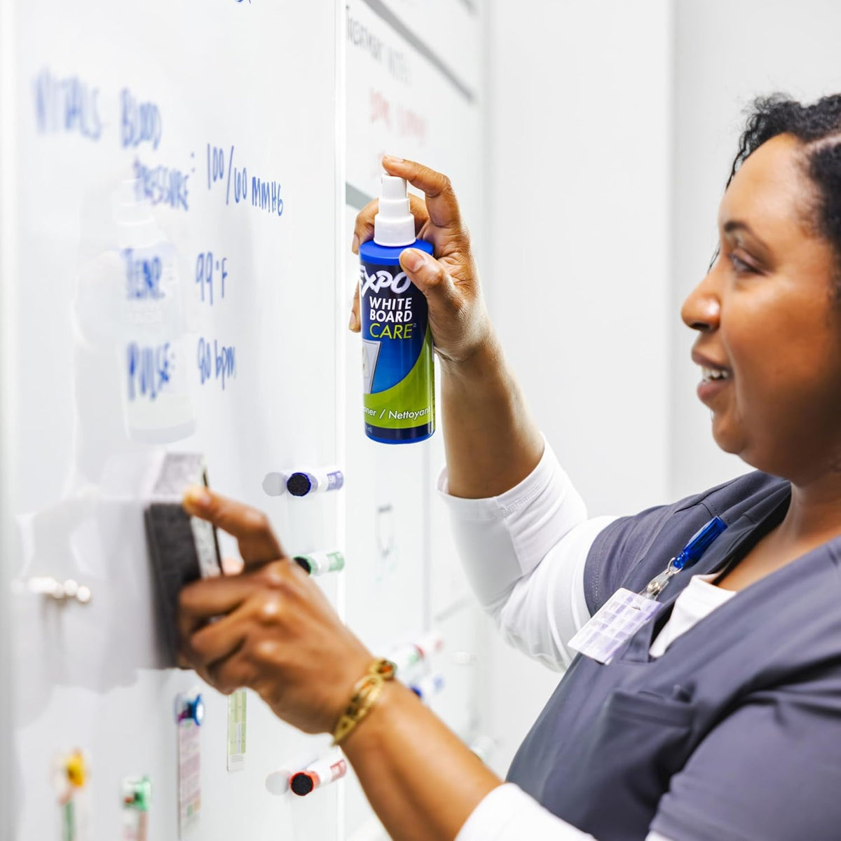 EXPO Dry Erase Whiteboard Cleaning Spray, 8oz - Calendar, Organization, Essential Supplies for Office, School, Classroom, Teachers Father Jim Norris notebooks