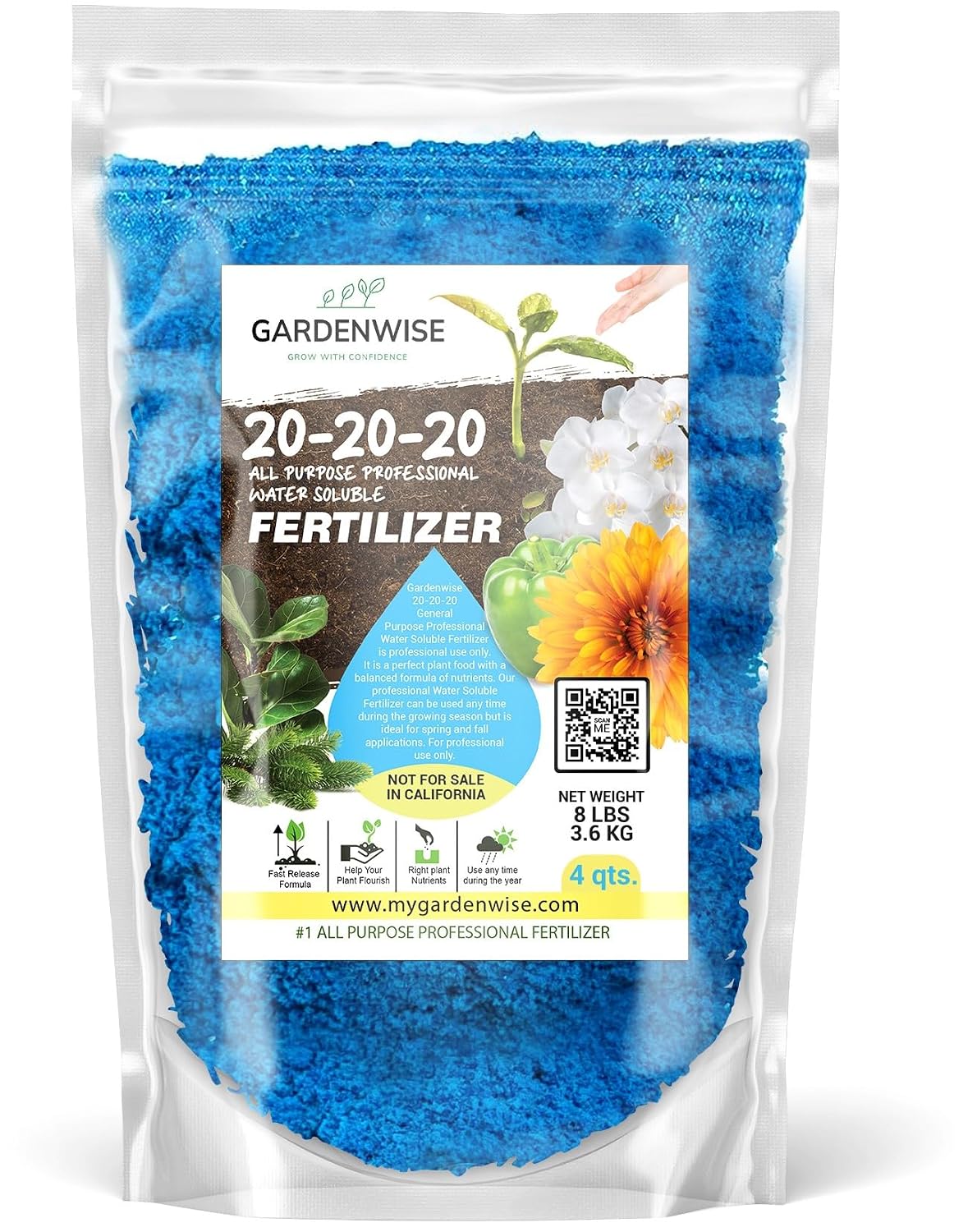 GARDENWISE 6-3-0 All-Purpose Professional Eco-Friendly Slow-Release Nitrogen Fertilizer with Iron & Calcium,Non-Burning, Enhances Soil Structure,for Indoor&Outdoor Plants,Vegetable Gardens (2 QUARTS) Father Jim Norris notebooks