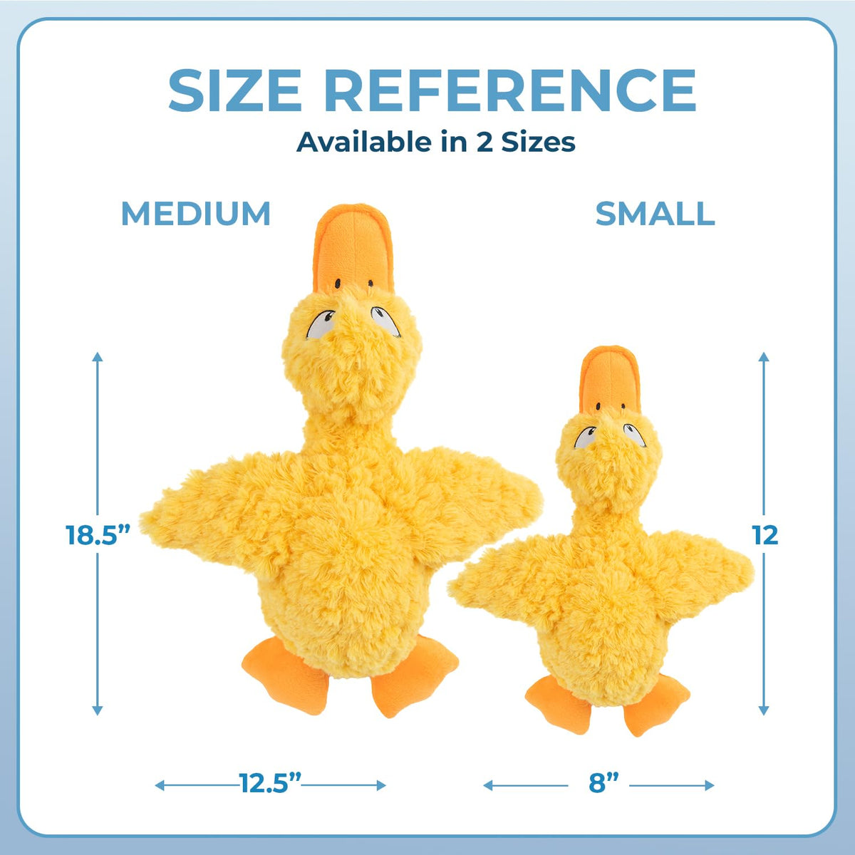Best Pet Supplies Interactive Squeaky Dog Toy - Crinkle Duck, Blue Father Jim Norris notebooks
