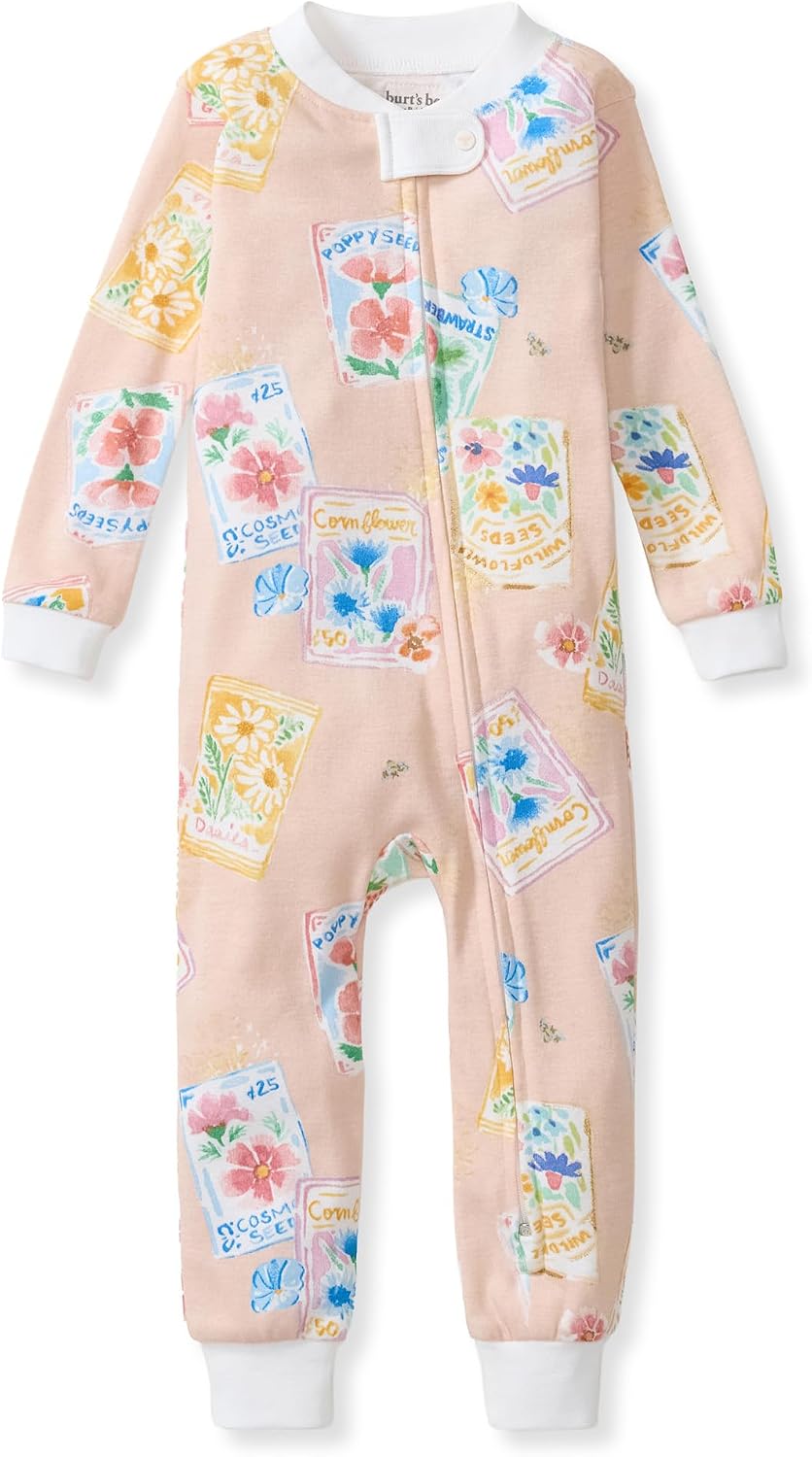 Burt's Bees Baby Baby Girl's Pajamas Sleep and Play