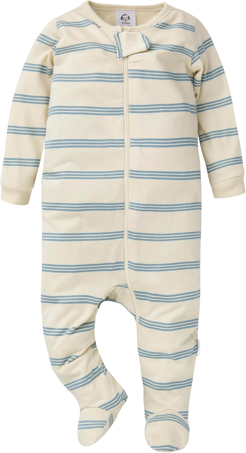 Gerber Baby Boys' 4 Pack Sleep 'N Play Footie