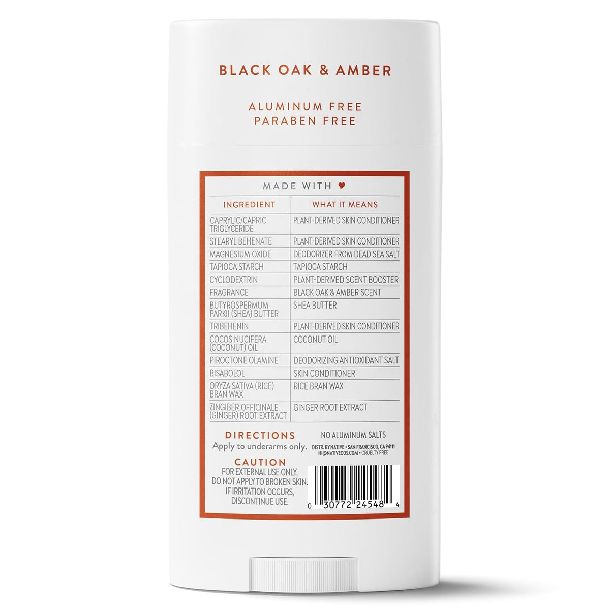 Native Aluminum-Free Deodorant for Women & Men, Cashmere & Rain, 3.1oz Father Jim Norris notebooks