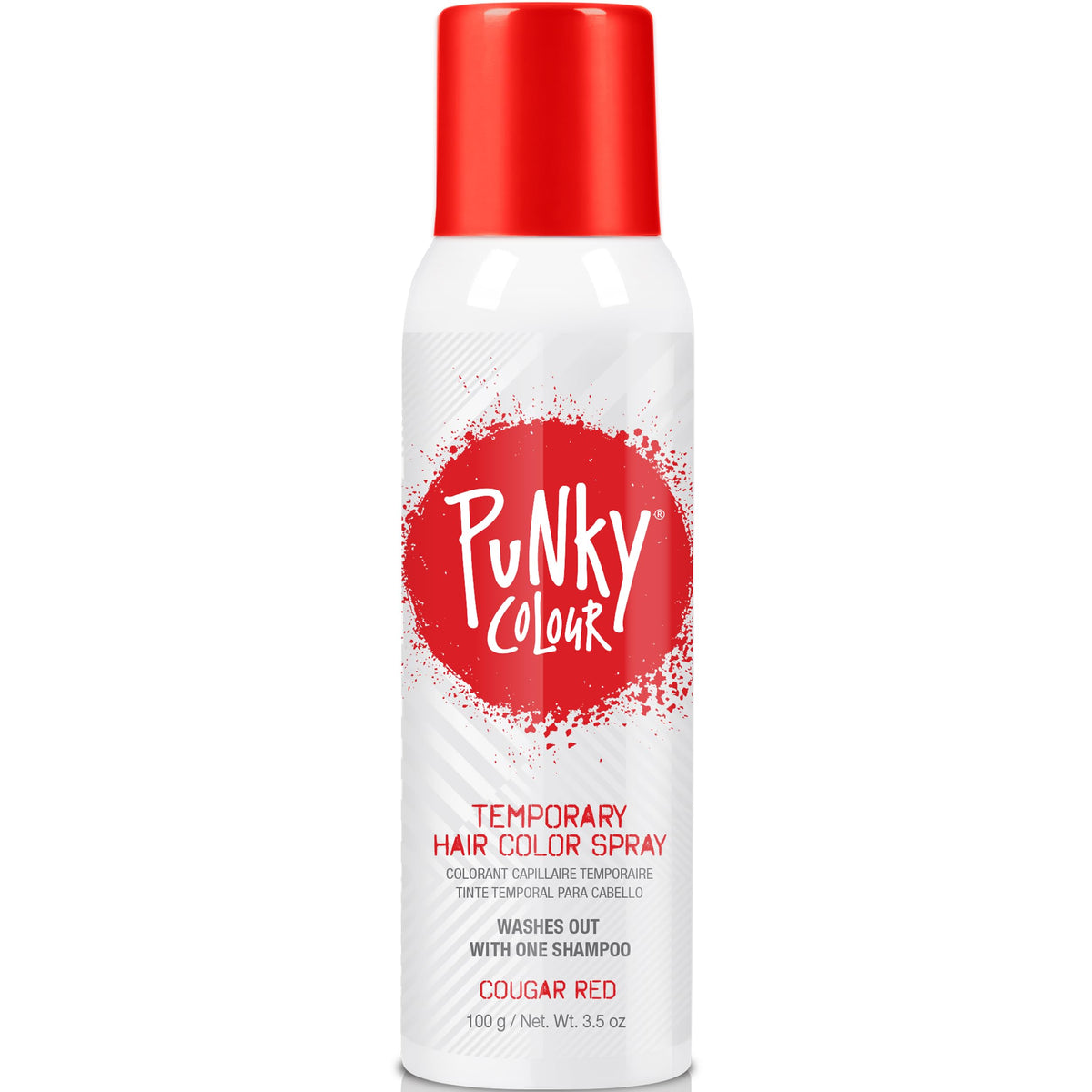 Punky Temporary Hair Color Spray Washes Out Tiger Orange, 3.5 oz, 1 Pack