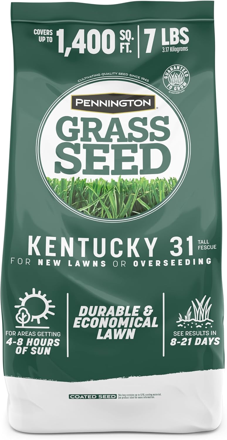 Pennington Kentucky 31 Tall Fescue Grass Seed, Drought-Resistant, 7 LB Father Jim Norris notebooks