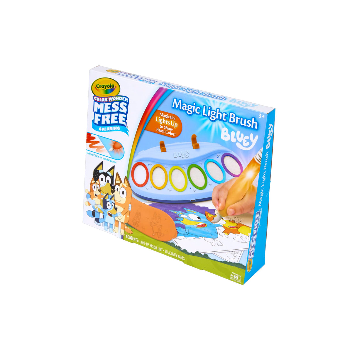 Crayola Color Wonder Magic Light Brush, Mess Free Painting for Kids, Age 3+