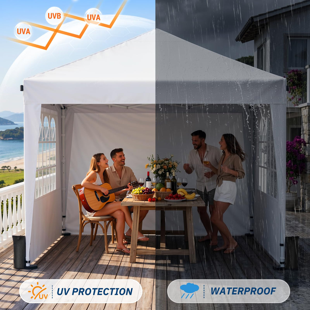 10x10 Pop Up Canopy Tent with One-Push Center Lock,Dark Gray Father Jim Norris notebooks