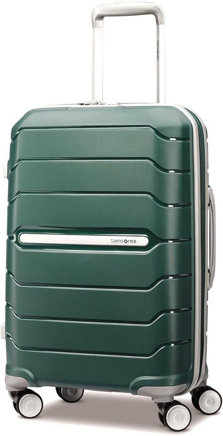 Samsonite Freeform Medium Luggage with Dual 360° Spinner Wheels - Checked Suitcase - TSA Lock, Airline-Approved - Lightweight Durable Polypropylene Expandable Hardshell - Amethyst Purple