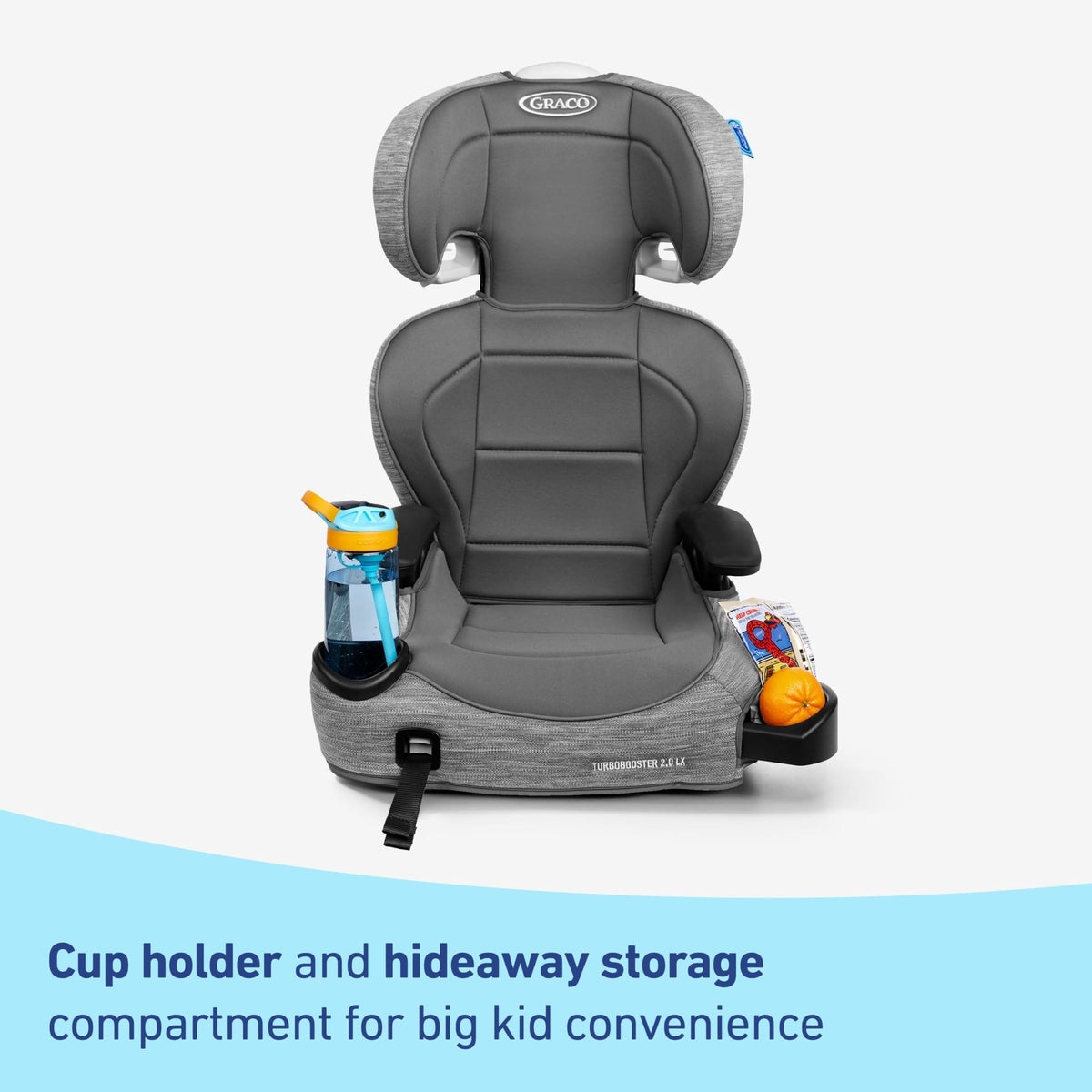 Graco TurboBooster 2.0 Highback & Backless Booster Booster Car Seat, Freya
