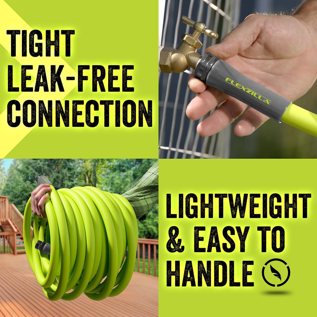 Flexzilla Garden Hose 5/8 in. x 50 ft., Lightweight All-Weather Water Hose, Durable and Flexible, Leak-Free Connections Father Jim Norris notebooks