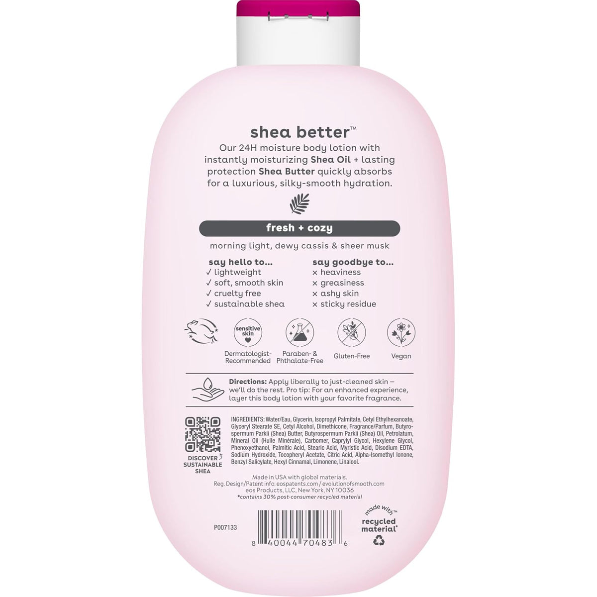 eos Shea Better Body Lotion- Vanilla Cashmere, 24-Hour Moisture, 16 fl oz Father Jim Norris notebooks