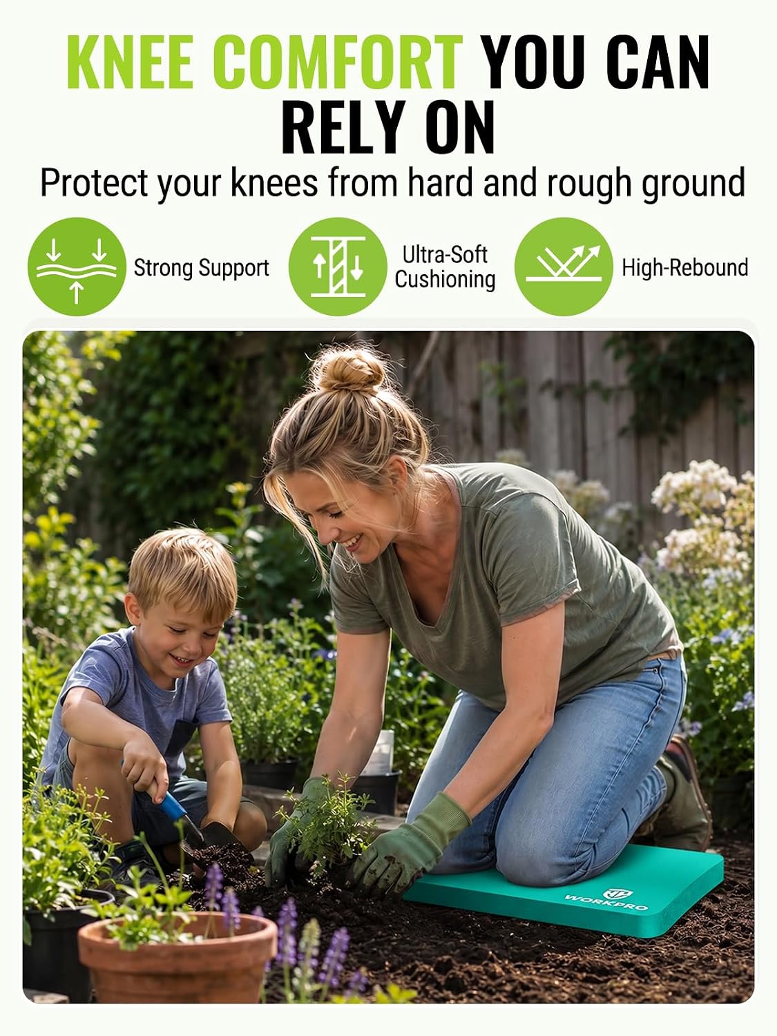 WORKPRO Extra Thick Kneeling Pad, Soft NBR Foam Cushioning for Knees Father Jim Norris notebooks