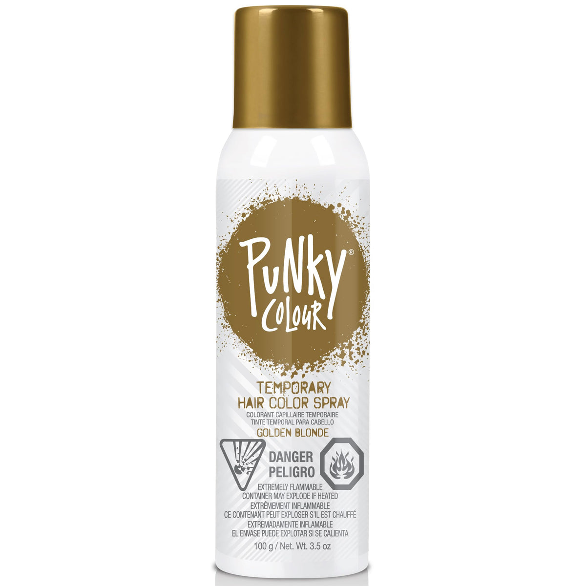 Punky Temporary Hair Color Spray Washes Out Tiger Orange, 3.5 oz, 1 Pack