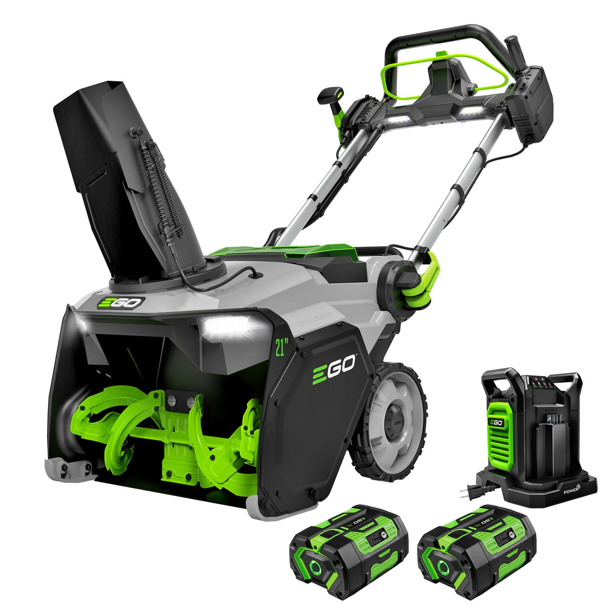 EGO Power+ 21" Electric Snow Blower, Gray/Black, Cordless Steel Auger, Includes (2) 56V 5.0Ah Batteries and Dual Port Charger, SNT2112 Father Jim Norris notebooks