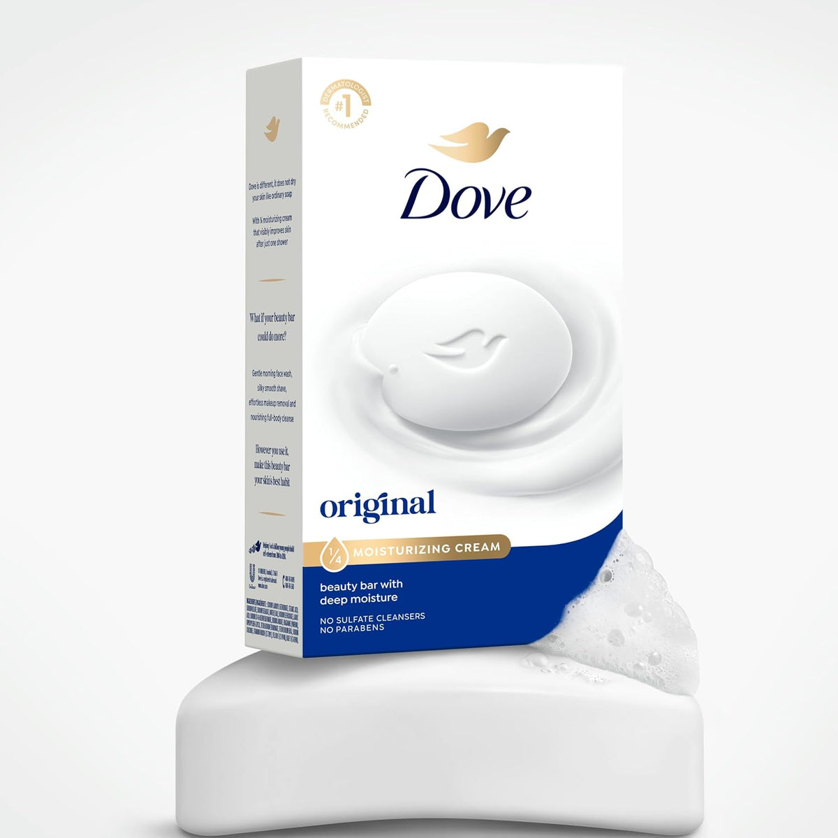 Dove Beauty Bar Soap Original 8 Count for Soft