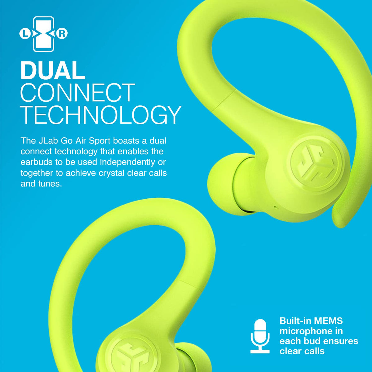 JLab, Go Sport+, True Wireless Workout Earbuds, Bluetooth Sport Earbuds, Clear Calling, Teal Father Jim Norris notebooks