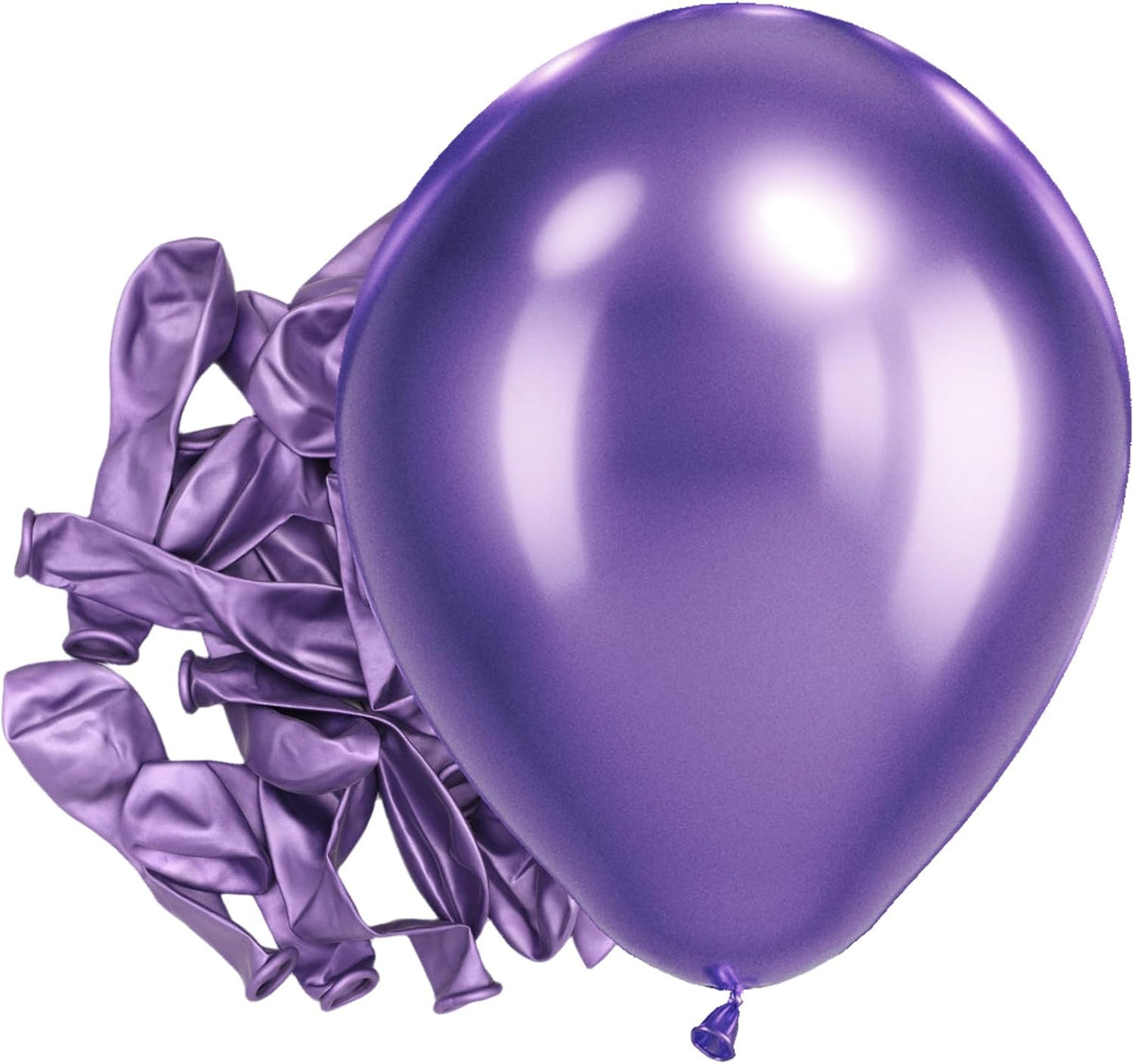Bezente Assorted Latex Rainbow Balloons 100 Pack 12 inch