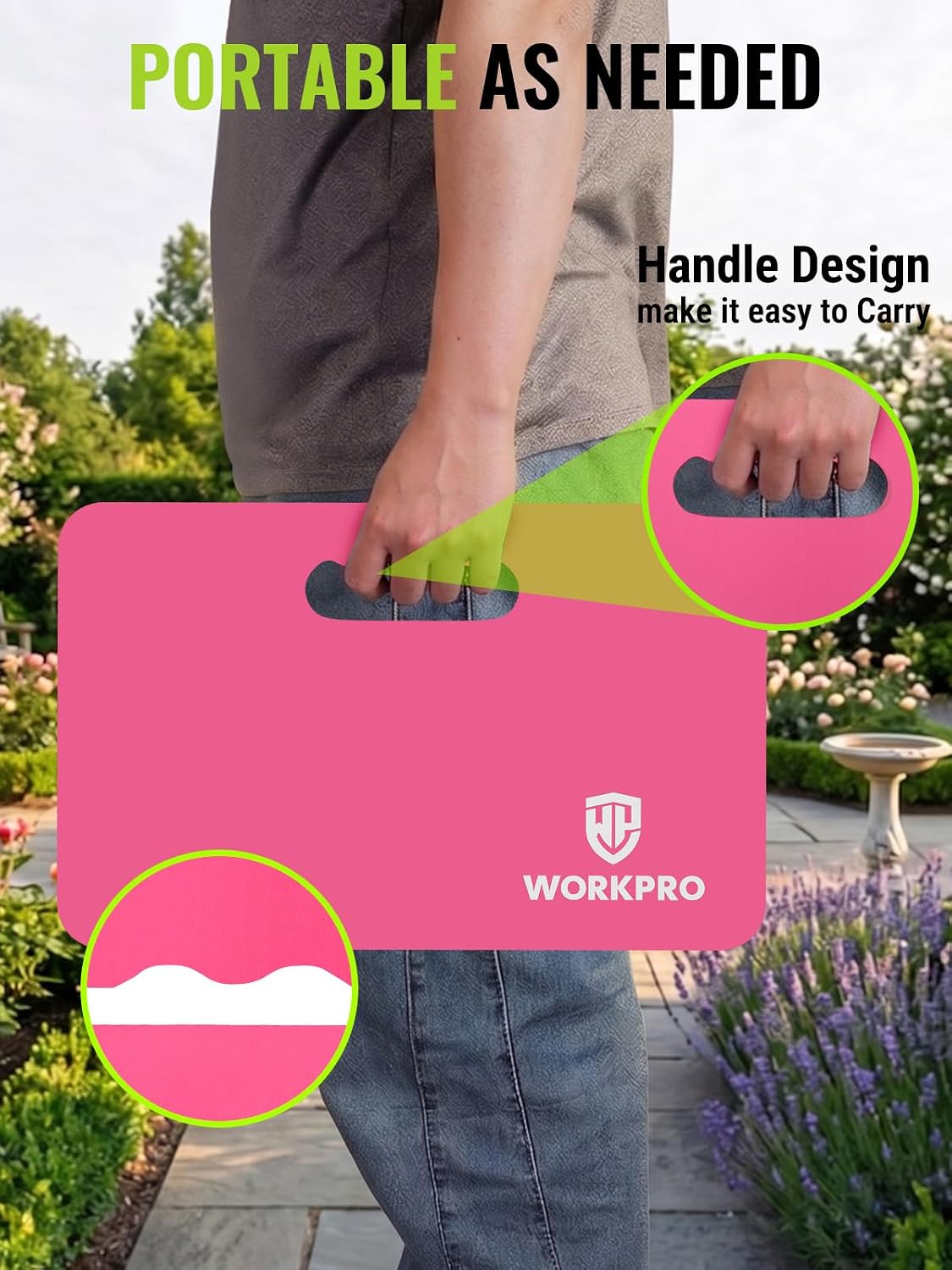 WORKPRO Extra Thick Kneeling Pad, Soft NBR Foam Cushioning for Knees Father Jim Norris notebooks