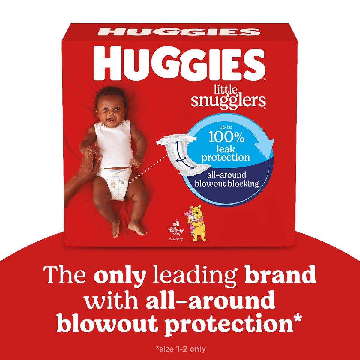 Huggies Little Snugglers Newborn Diapers, 144 Count