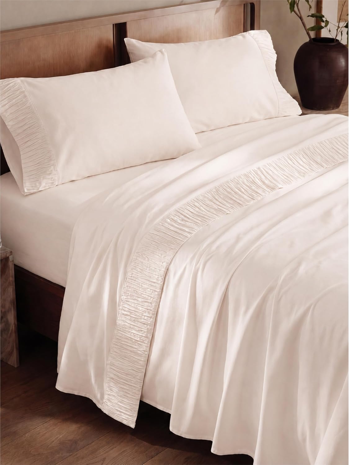 Bedsure Twin Sheets Set - 3 Pieces Soft Twin Bed Sheets - Breathable & Cooling
