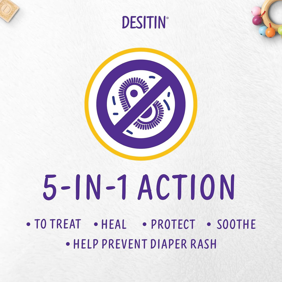 Desitin Maximum Strength Diaper Rash Paste, 40% Zinc Oxide, 4.8 oz