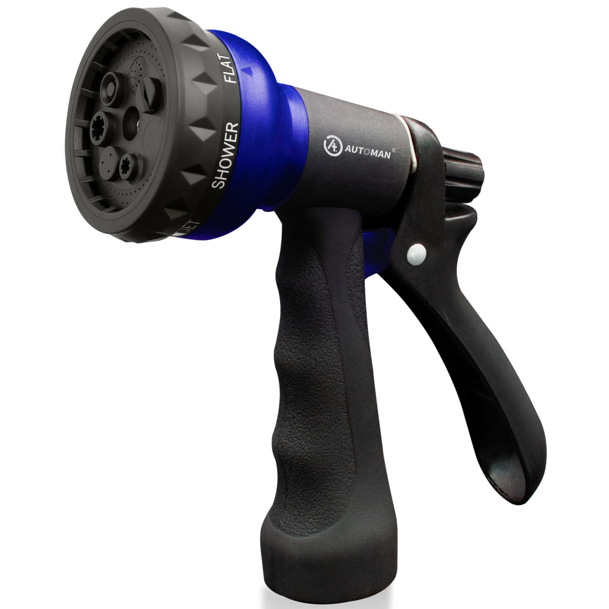 AUTOMAN Garden Hose Nozzle, Water Hose Sprayer Nozzle with 7 Adjustable Watering Patterns, Slip Resistant for Watering Plants, Lawn& Garden, Washing Cars, Cleaning, Showering Pets & Outdoor Fun. Father Jim Norris notebooks