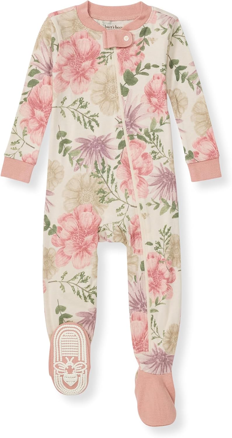 Burt's Bees Baby Baby Girl's Pajamas Sleep and Play