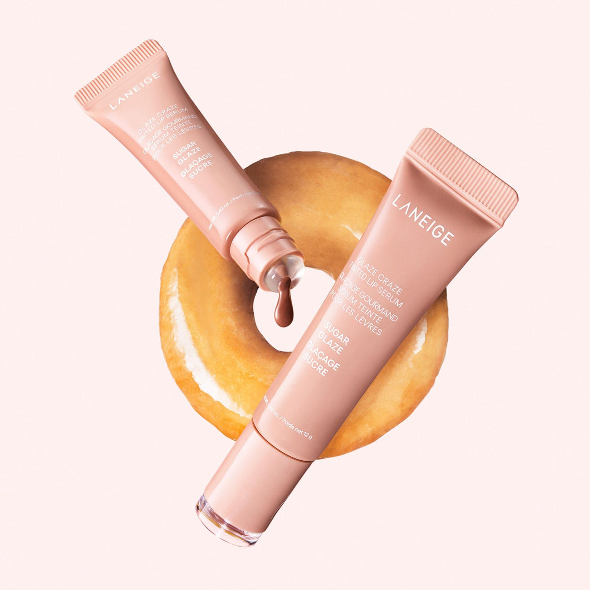 LANEIGE Glaze Craze Tinted Lip Serum with Plumping Polypeptides Father Jim Norris notebooks