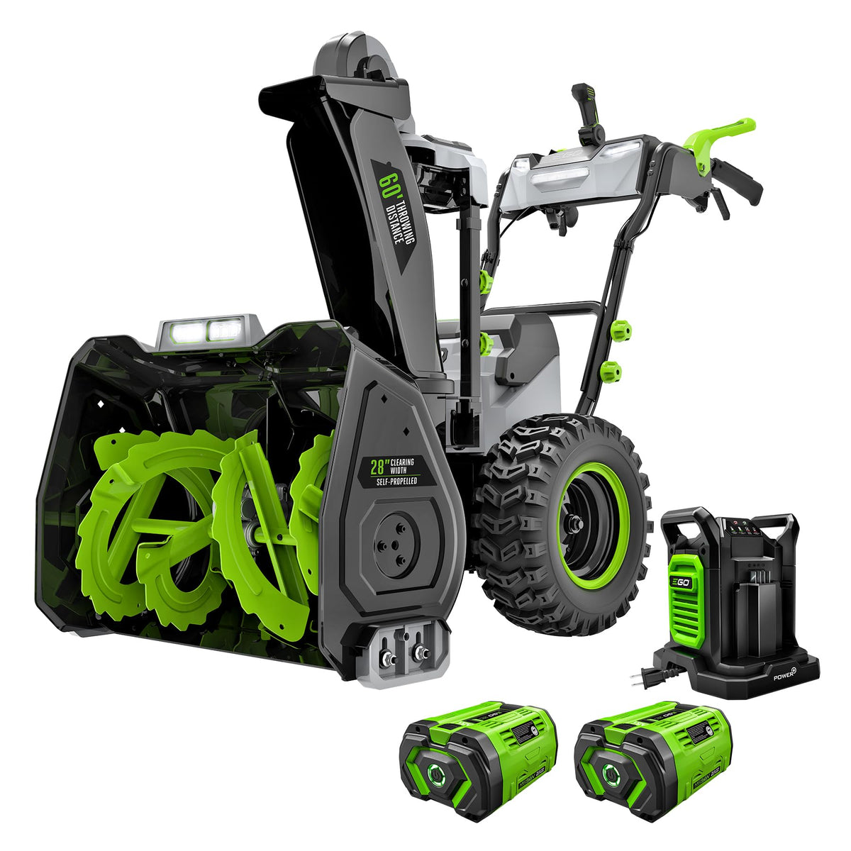 EGO Power+ 21" Electric Snow Blower, Gray/Black, Cordless Steel Auger, Includes (2) 56V 5.0Ah Batteries and Dual Port Charger, SNT2112 Father Jim Norris notebooks