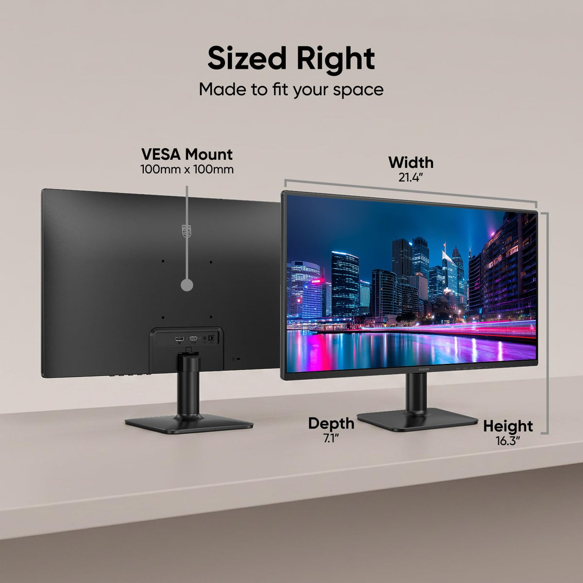 Philips 24 Inch Computer Monitor FHD 100Hz VA VESA Flicker-Free, 241V8LB Father Jim Norris notebooks