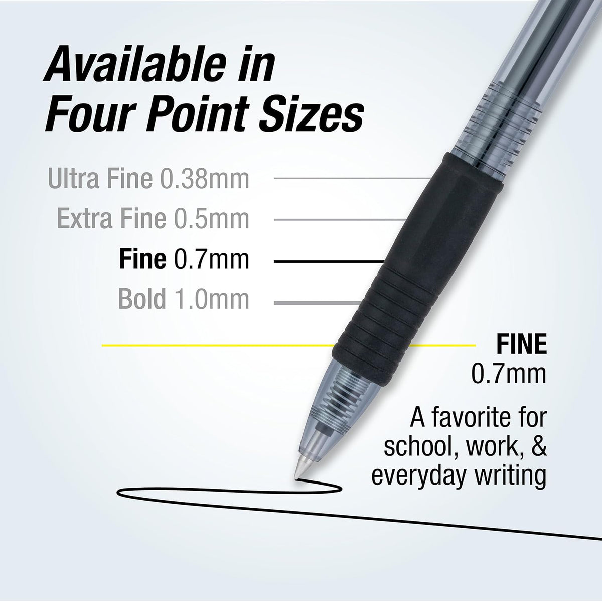 PILOT G2 Premium Gel Pens, Fine Point 0.7mm, Black Ink, 12-Pack Father Jim Norris notebooks