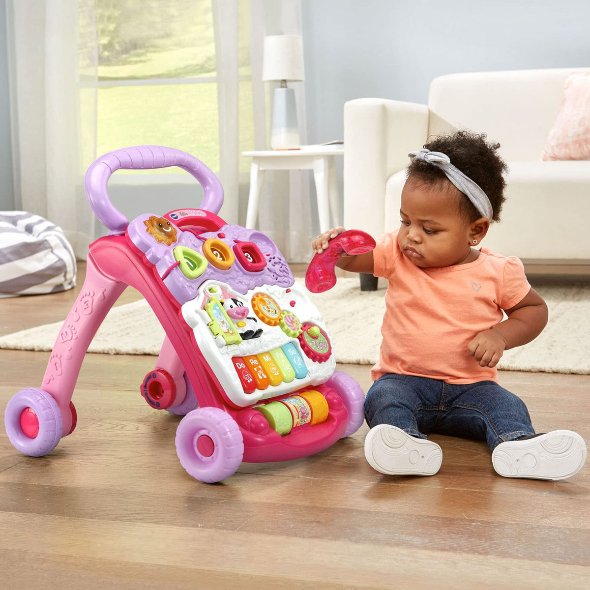 VTech Sit-to-Stand Learning Walker (Frustration Free Packaging), Blue