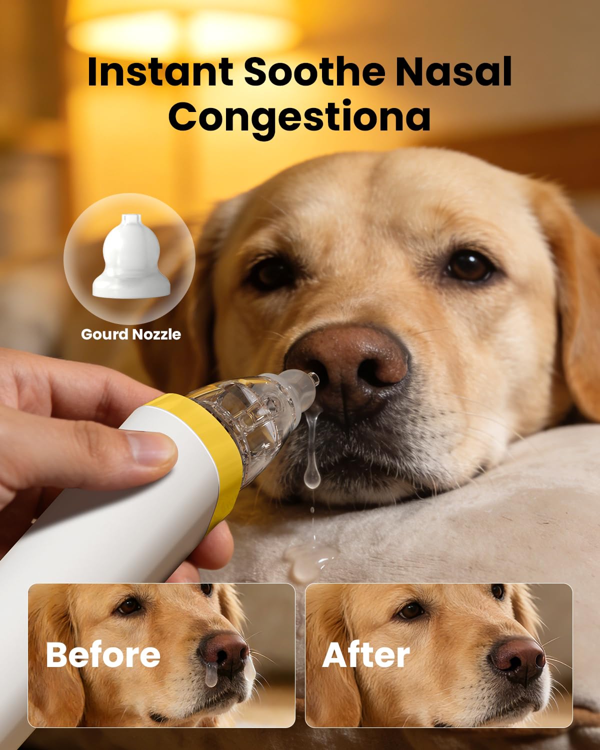 GROWNSY Baby Nasal Aspirator, Electric Nose Sucker, Powerful Suction,Grey