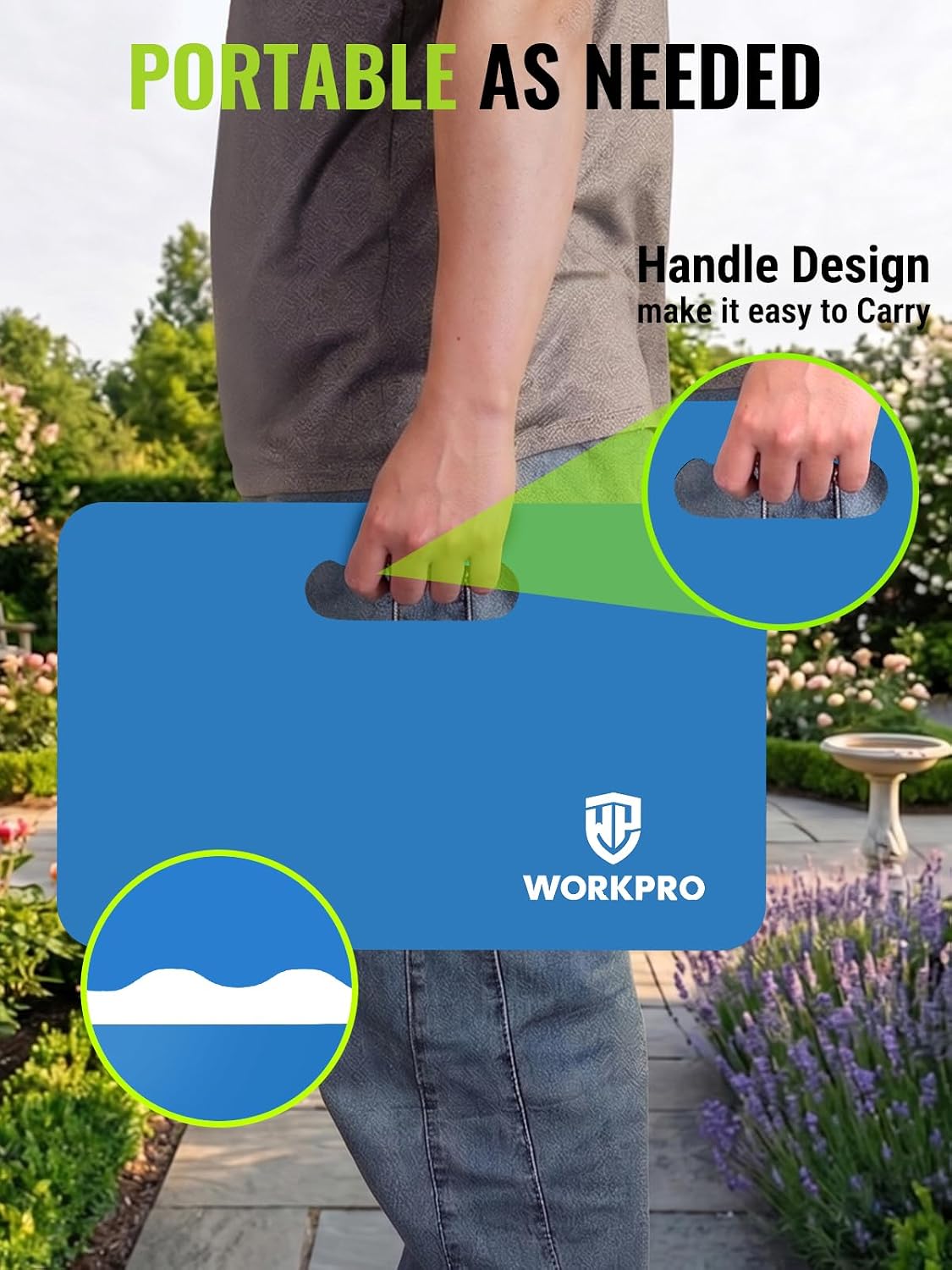 WORKPRO Extra Thick Kneeling Pad, Soft NBR Foam Cushioning for Knees Father Jim Norris notebooks