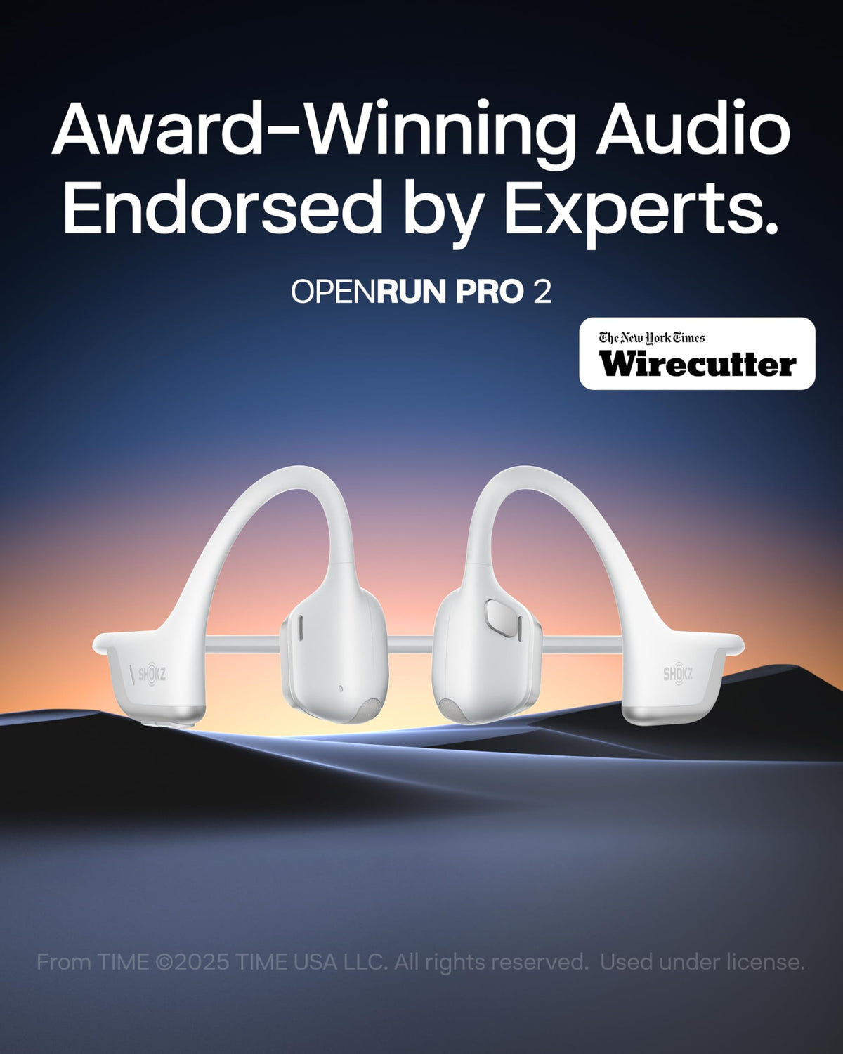 SHOKZ OpenRun Pro 2 Bone Conduction Bluetooth Sport Headphones, Black Father Jim Norris notebooks