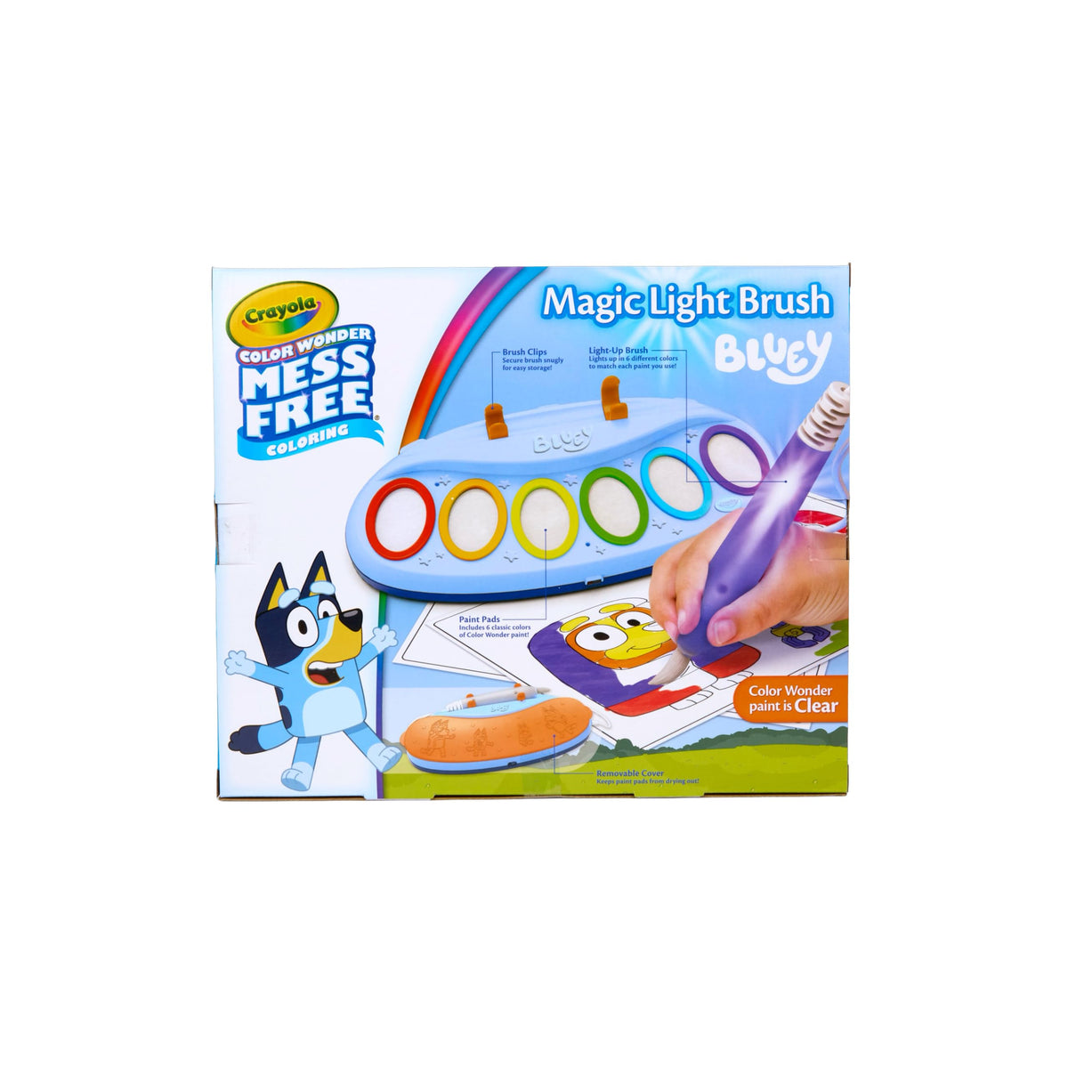 Crayola Color Wonder Magic Light Brush, Mess Free Painting for Kids, Age 3+