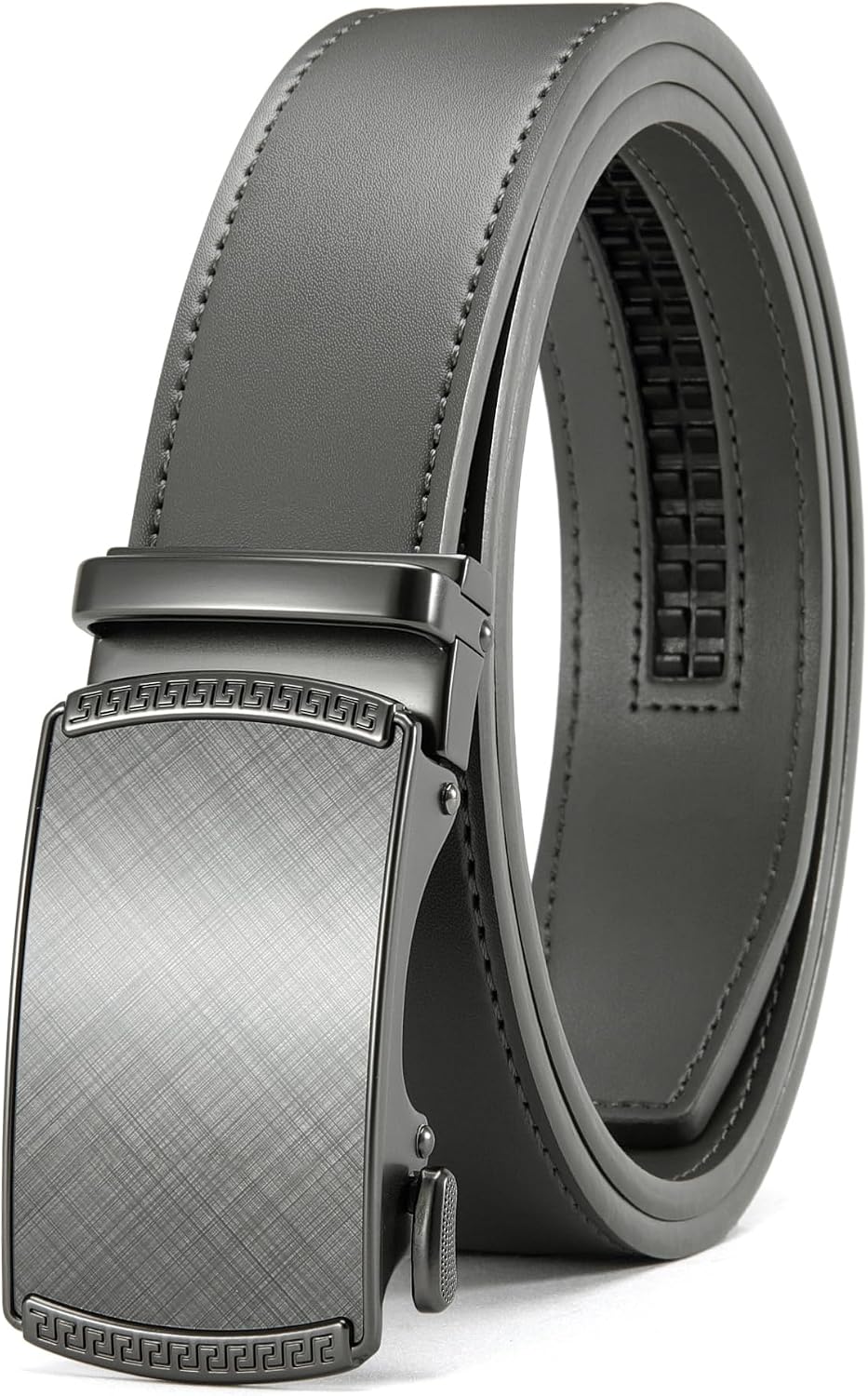 CHAOREN Men's Leather Ratchet Belt - Customizable Fit (35mm)