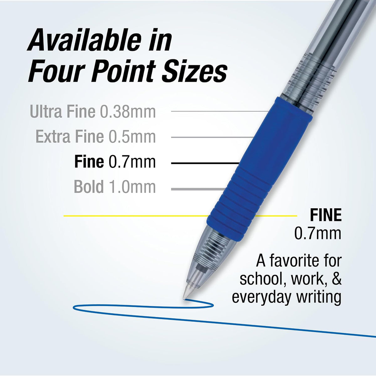 PILOT G2 Premium Gel Pens, Fine Point 0.7mm, Blue Ink, 12-Pack Father Jim Norris notebooks