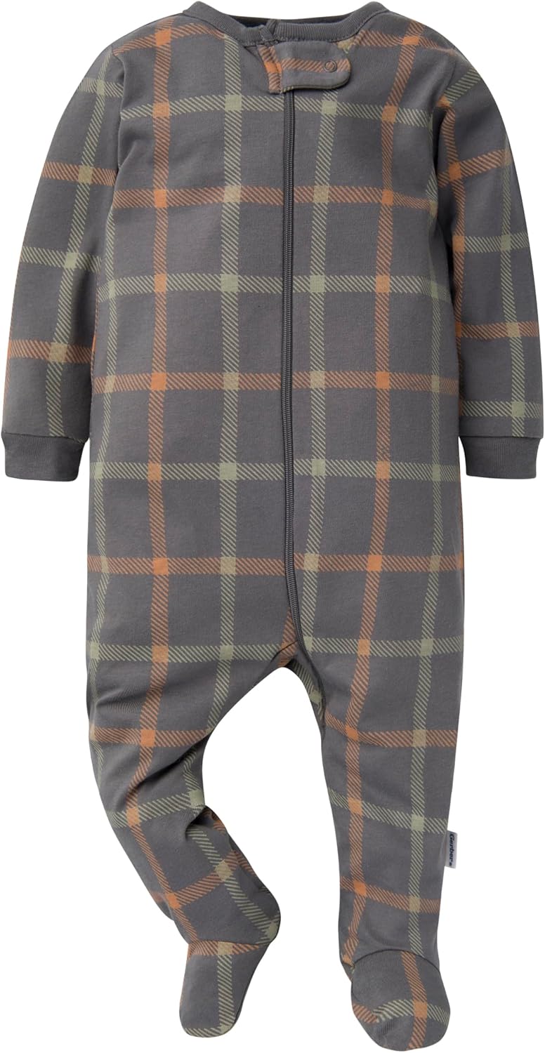 Gerber Baby Boys' 4 Pack Sleep 'N Play Footie