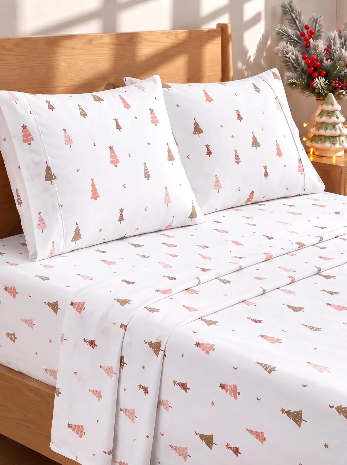Queen Size 4 Piece Sheet Set - Breathable & Cooling Sheets - Dark Grey