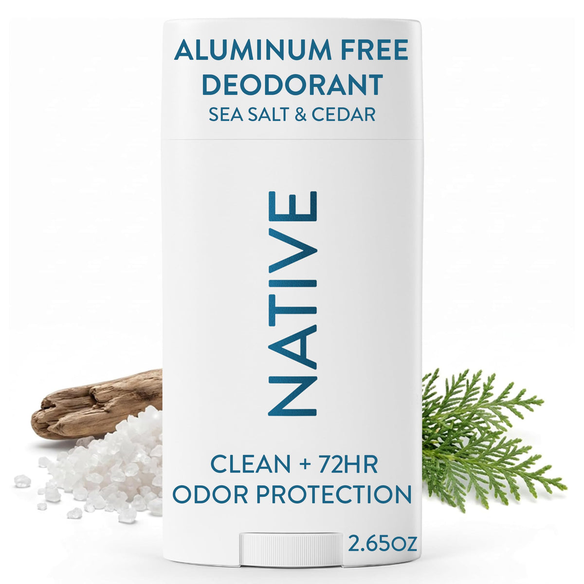 Native Aluminum-Free Deodorant for Women & Men, Coconut & Vanilla, 2.65oz