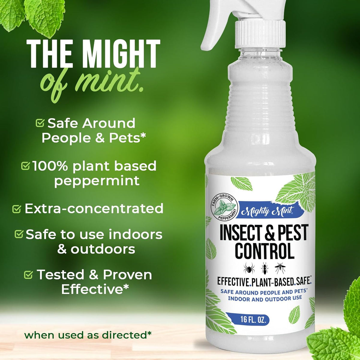 Mighty Mint Peppermint Oil Insect Repellent Spray, 16 oz Father Jim Norris notebooks