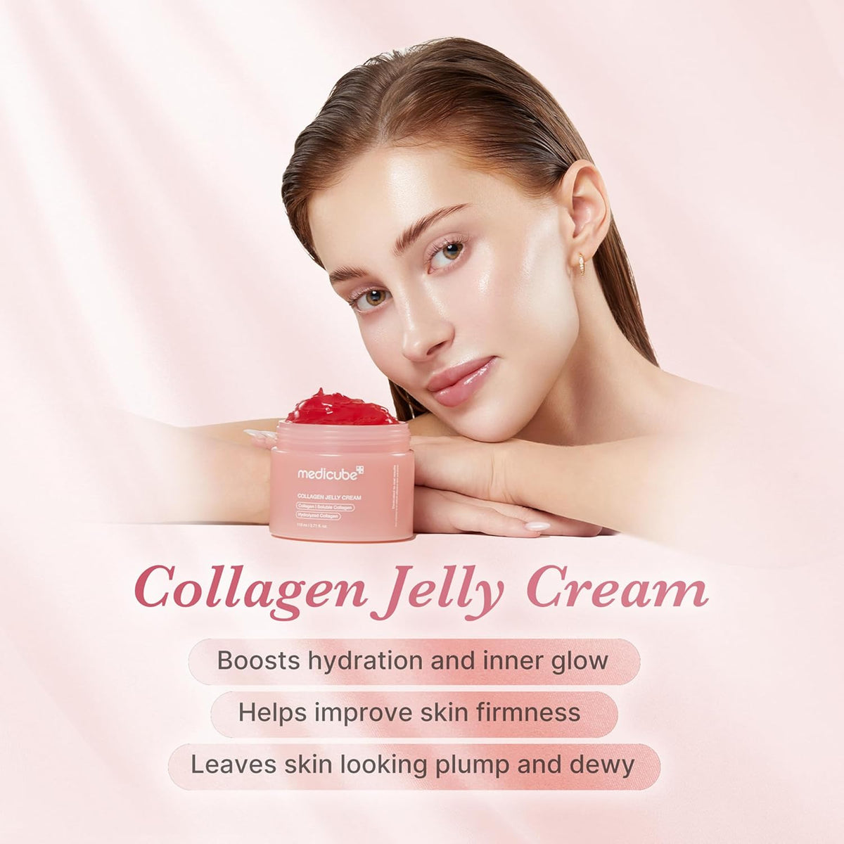 medicube Collagen Jelly Cream, Moisturizing Cream for Plump Skin, 3.71fl.oz Father Jim Norris notebooks