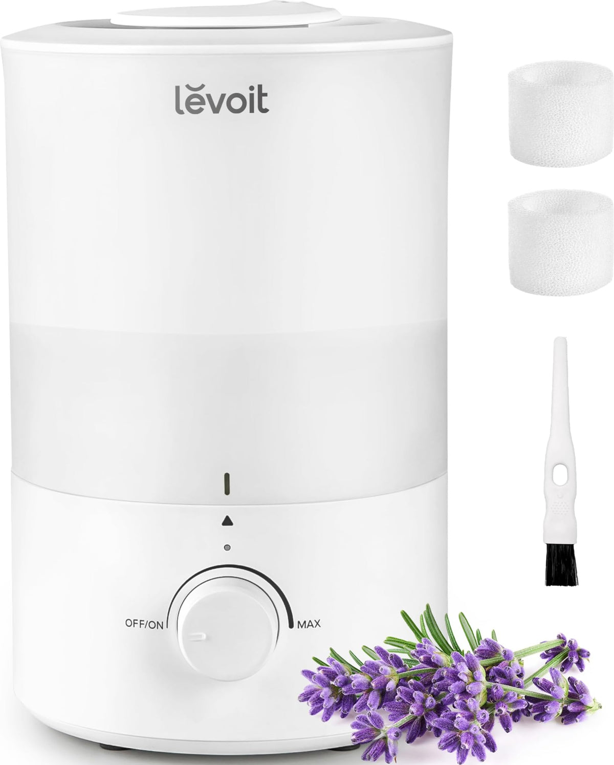 Levoit Humidifiers for Bedroom, Dishwasher Safe, Blue Light-Safe, 3.2L